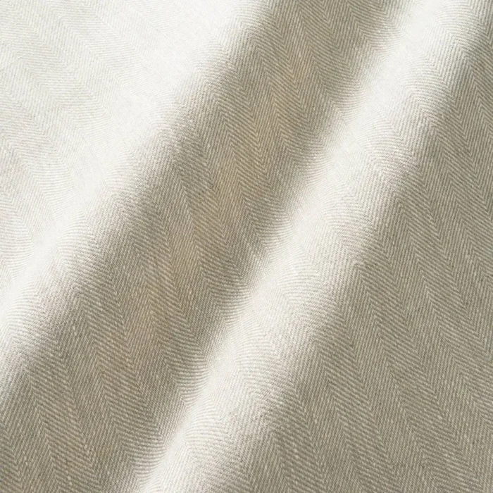 Danube Herringbone Fabric - Oatmeal swatch