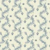 blue botanical linen fabric from Linwood Fabrics