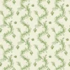 green botanical linen fabric from Linwood Fabrics