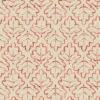red botanical linen fabric from Linwood Fabrics
