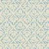 blue botanical linen fabric from Linwood Fabrics