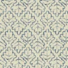 blue botanical linen fabric from Linwood Fabrics