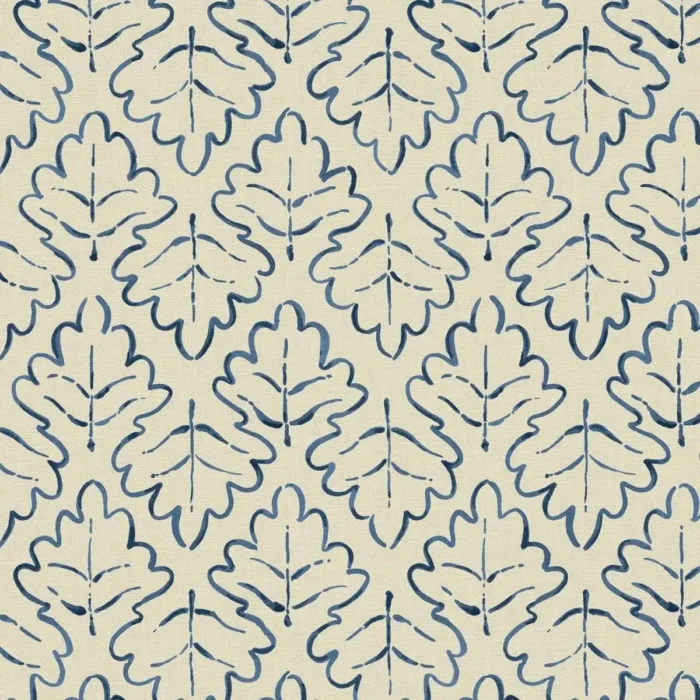 Maze Fabric - Indigo swatch