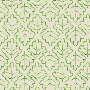 green botanical linen fabric from Linwood Fabrics