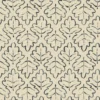 black-grey botanical linen fabric from Linwood Fabrics
