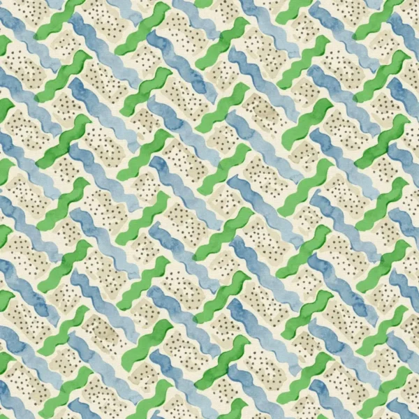 Maypole Fabric - Peacock by blue misc linen fabric from Linwood Fabrics