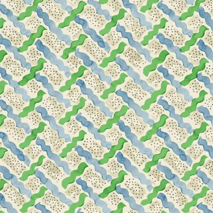 Maypole Fabric - Peacock swatch