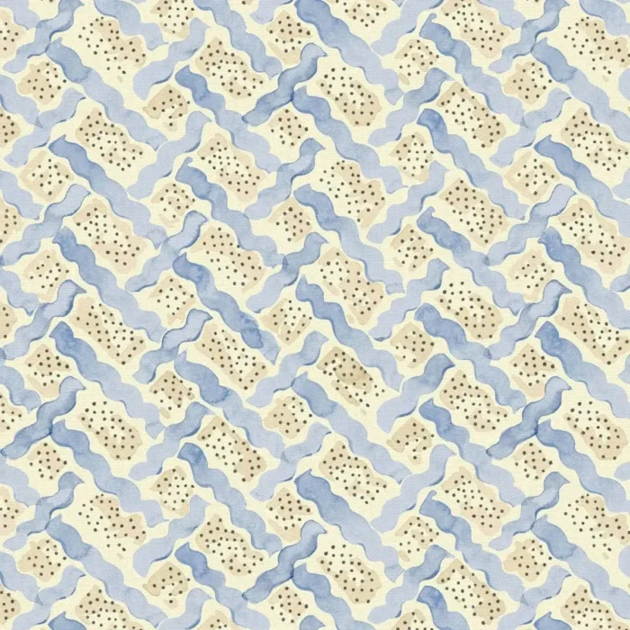 Maypole Fabric - Pansy swatch