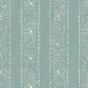 blue botanical linen fabric from Linwood Fabrics