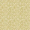 yellow botanical linen fabric from Linwood Fabrics