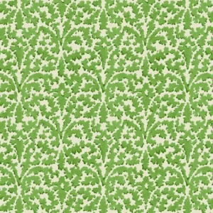 green botanical linen fabric from Linwood Fabrics