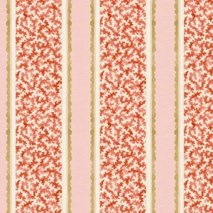 red striped linen fabric from Linwood Fabrics