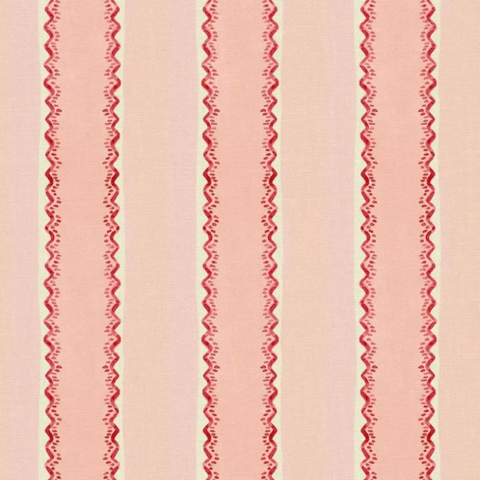 Croquet Fabric - Rhubarb swatch