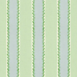 green striped linen fabric from Linwood Fabrics