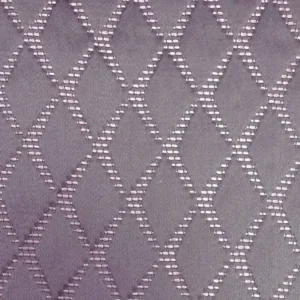 purple geometric jacquard fabric from Ashley Wilde