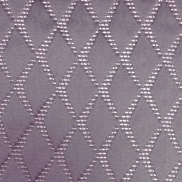 Argyle Fabric - Amethyst by purple geometric jacquard fabric from Ashley Wilde
