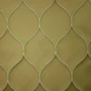 green geometric jacquard fabric from Ashley Wilde