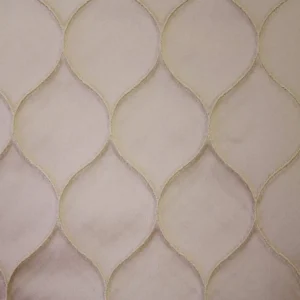 brown geometric jacquard fabric from Ashley Wilde