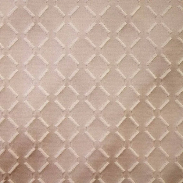 Burman Fabric - Shell by brown geometric jacquard fabric from Ashley Wilde