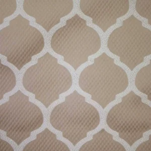 brown geometric jacquard fabric from Ashley Wilde