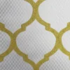 green geometric jacquard fabric from Ashley Wilde