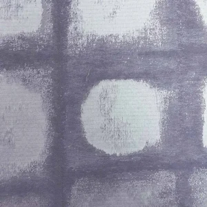 blue geometric jacquard fabric from Ashley Wilde
