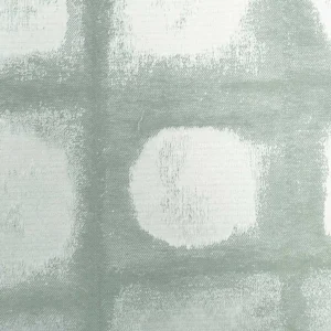 green geometric jacquard fabric from Ashley Wilde