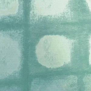 blue geometric jacquard fabric from Ashley Wilde