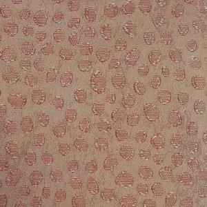 orange spotted jacquard fabric from Ashley Wilde