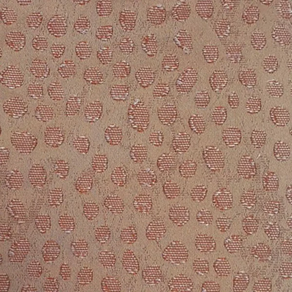 Furley Fabric - Ginger by orange spotted jacquard fabric from Ashley Wilde