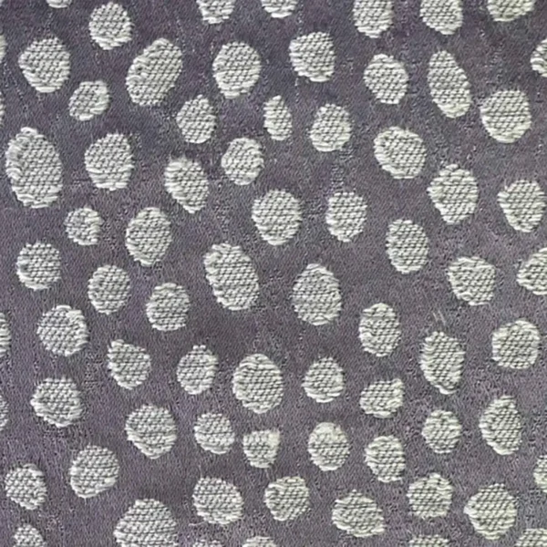 Furley Fabric - Iris by purple spotted jacquard fabric from Ashley Wilde