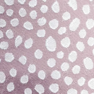 pink spotted jacquard fabric from Ashley Wilde