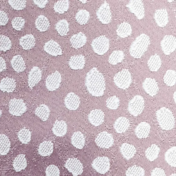 pink spotted jacquard fabric from Ashley Wilde