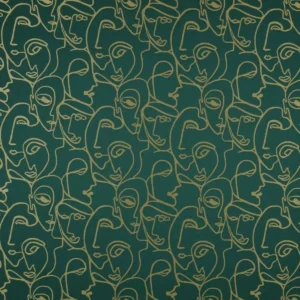 green misc jacquard fabric from Ashley Wilde