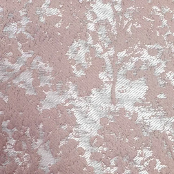 Poplar Fabric - Blush by pink botanical jacquard fabric from Ashley Wilde