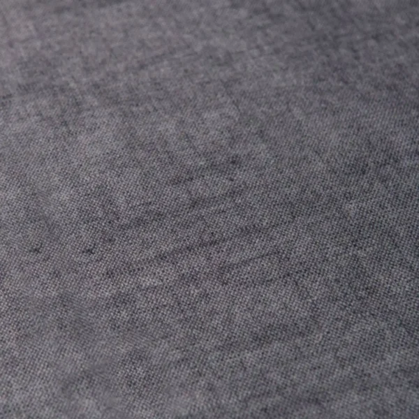 Saluzzo Fabric - Smoke by black-grey plain velvet-chenille fabric from Ashley Wilde