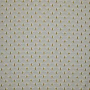 white geometric jacquard fabric from Ashley Wilde