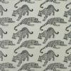black-grey animal velvet-chenille fabric from Ashley Wilde