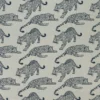 blue animal velvet-chenille fabric from Ashley Wilde