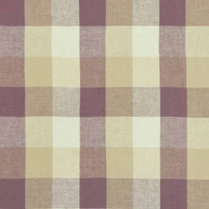 brown checked jacquard fabric from Clarke & Clarke