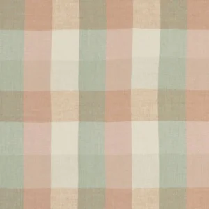 multicolour checked jacquard fabric from Clarke & Clarke