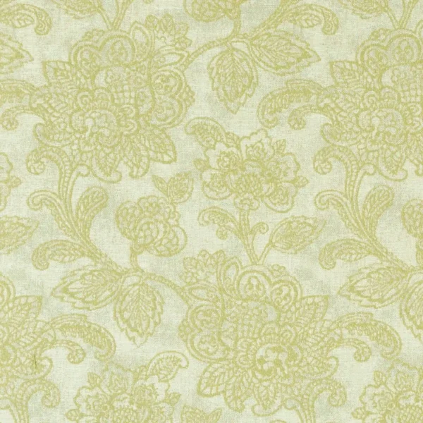 Cranbrook Fabric - Citron by brown botanical jacquard fabric from Clarke & Clarke