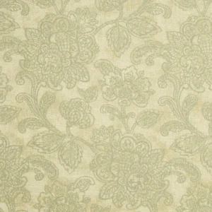 blue botanical jacquard fabric from Clarke & Clarke
