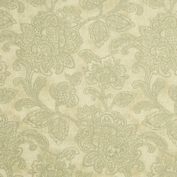 Cranbrook Fabric - Mineral by blue botanical jacquard fabric from Clarke & Clarke