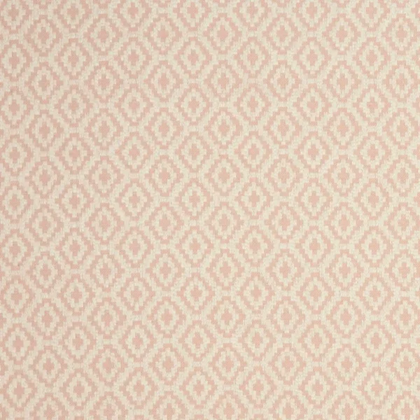 pink geometric jacquard fabric from Clarke & Clarke