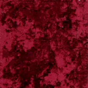 red plain velvet-chenille fabric from Clarke & Clarke