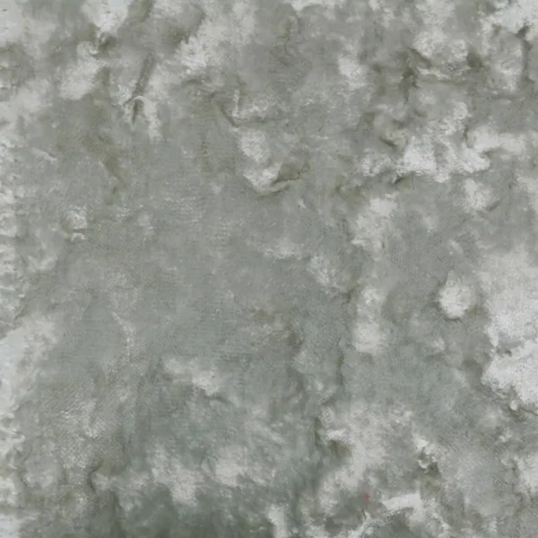 Crush Fabric - Silver by black-grey plain velvet-chenille fabric from Clarke & Clarke