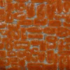 orange spotted velvet-chenille fabric from Clarke & Clarke