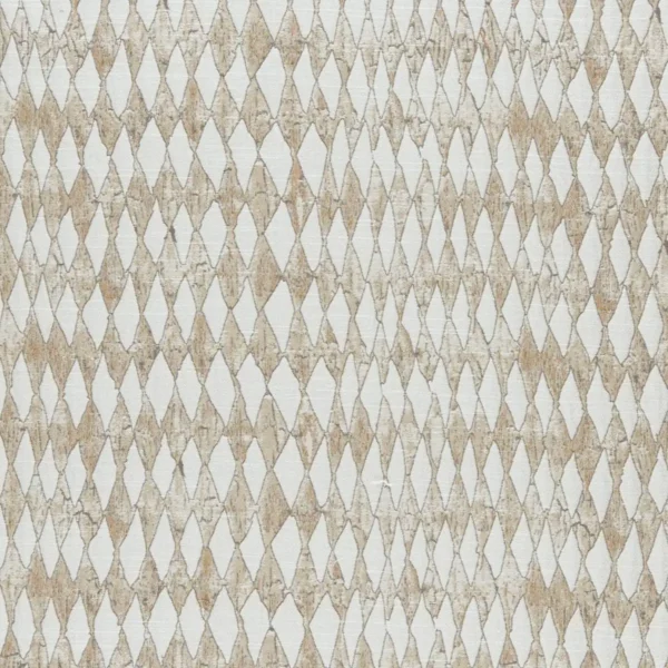 Amara Fbaric - Natural by white contemporary misc fabric from Clarke & Clarke