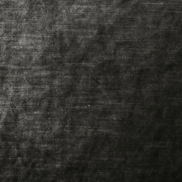 Allure Fabric - Charcoal by black-grey plain velvet-chenille fabric from Clarke & Clarke